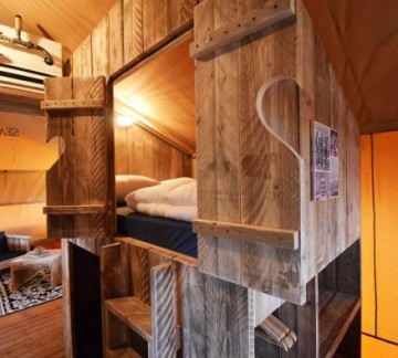 Bed safaritent Meerpaal