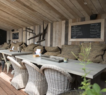 Overkapping terras Meerpaal