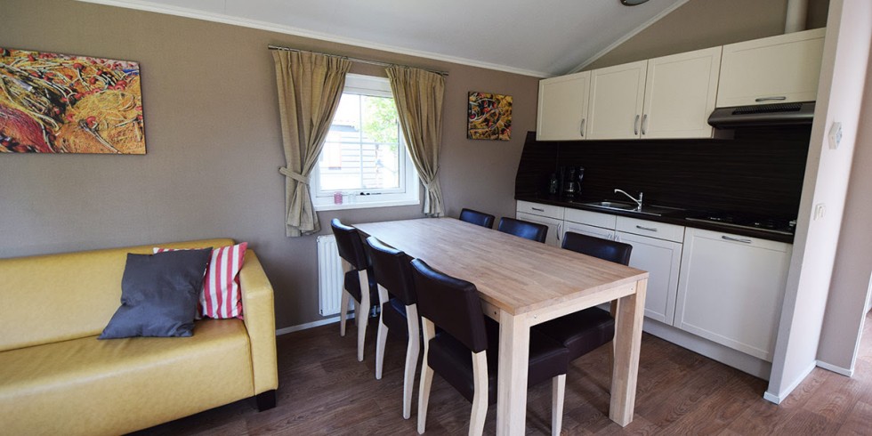Eethoek chalet meerpaal